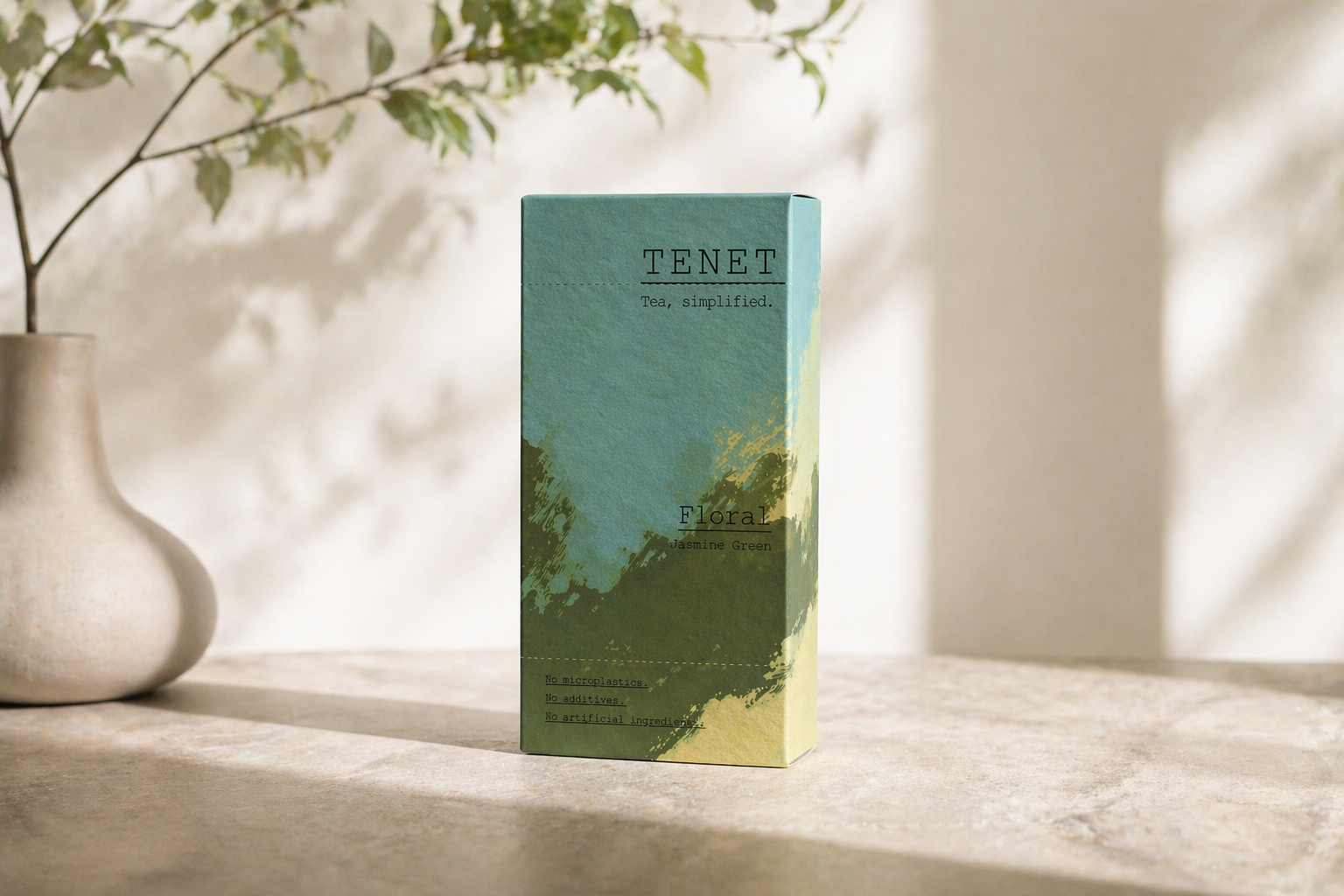 Tenet freeze-dried tea jasmine green ambience