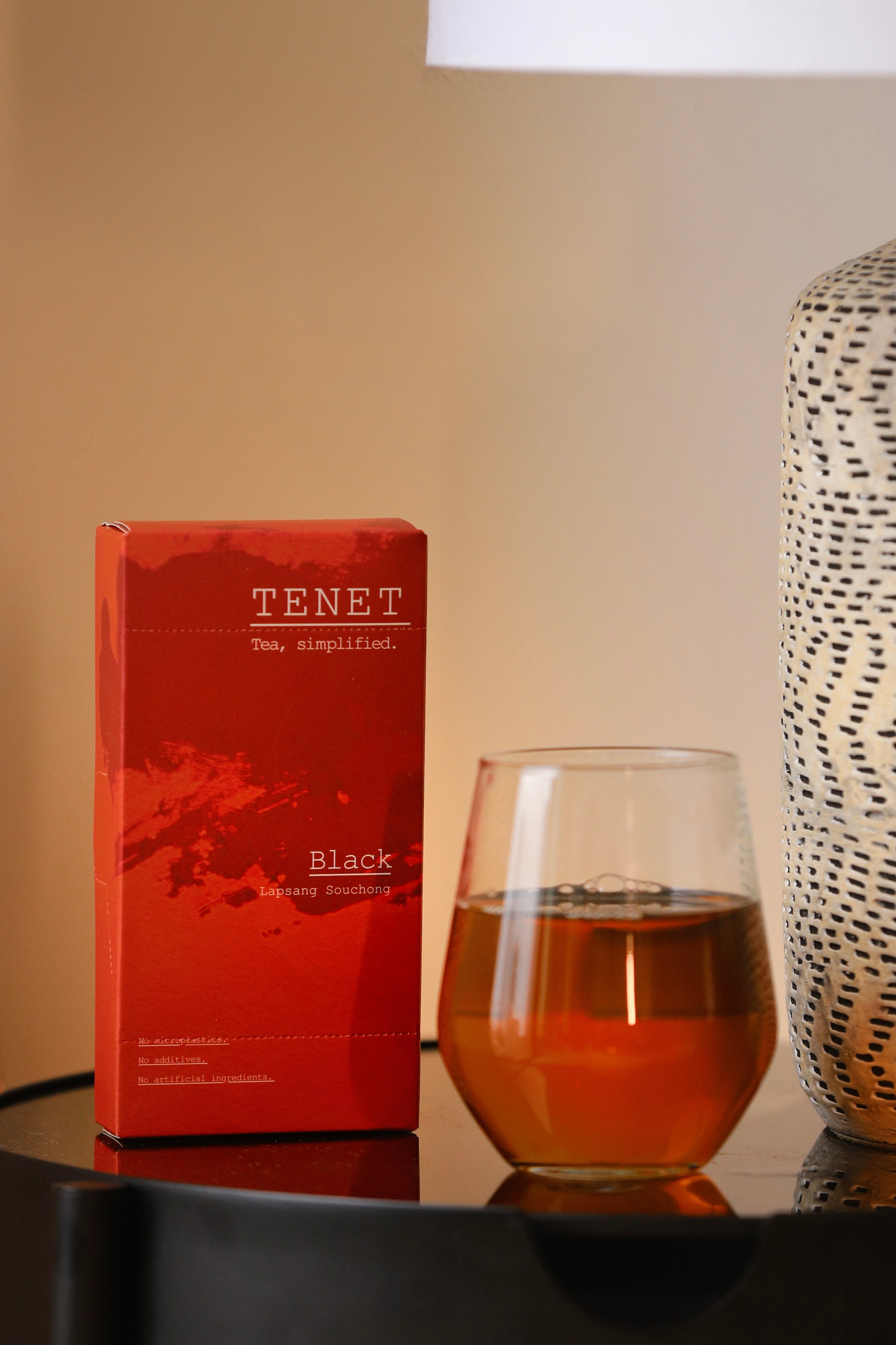Tenet freeze-dried tea black tea Lapsang Souchong lifestyle