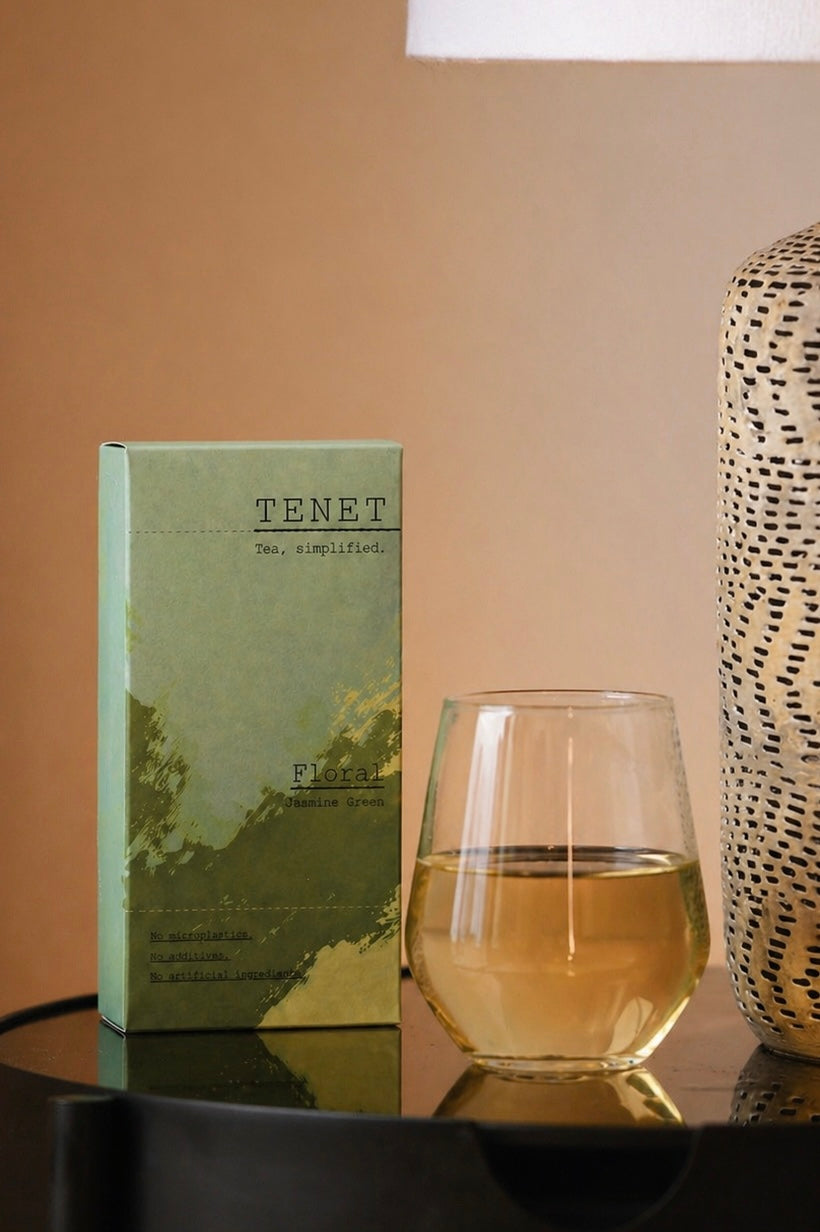 Tenet freeze-dried tea box jasmine green lifestyle
